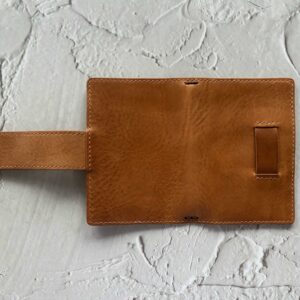Pocket / passport size cover with chunky clasp closure