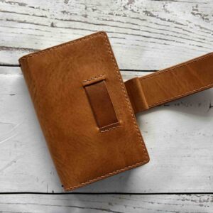 Pocket / passport size cover with chunky clasp closure