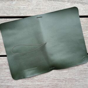 Bifold Leather Journal, Essential Cover, Slim Refillable Notebook, Personalized Travelers Journal, A5 A6 Gift