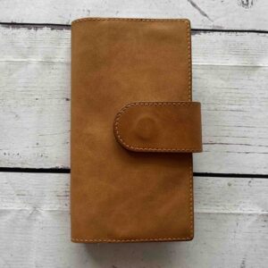 Travelers’ Notebook cover with chunky magnetic closure