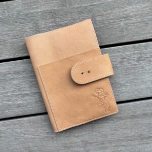 Nip & snap closure cover for A5 Hobonichi / Slim / Commit30 / Moleskine cover