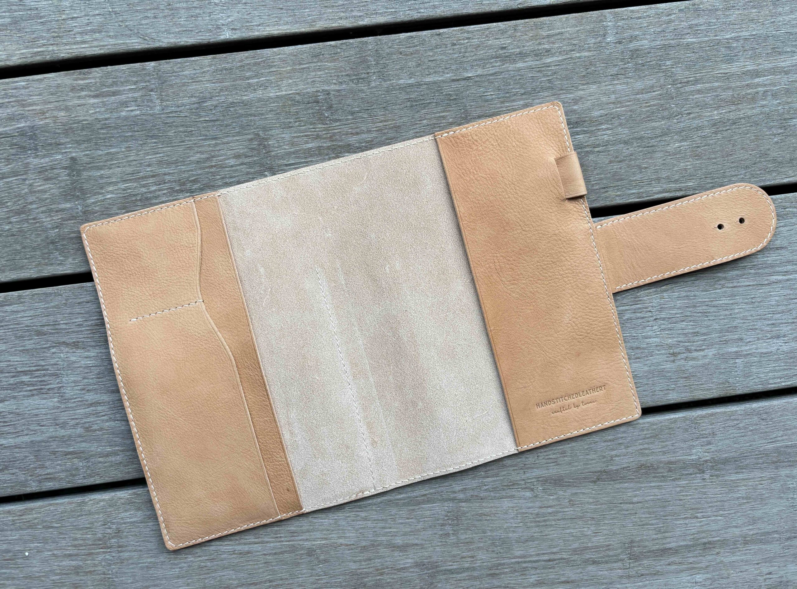 Nip & snap closure cover for A5 Hobonichi / Slim / Commit30 / Moleskine cover - Image 3