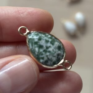 Natural stone – charm connectors