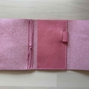 Writer’s trifold leather journal