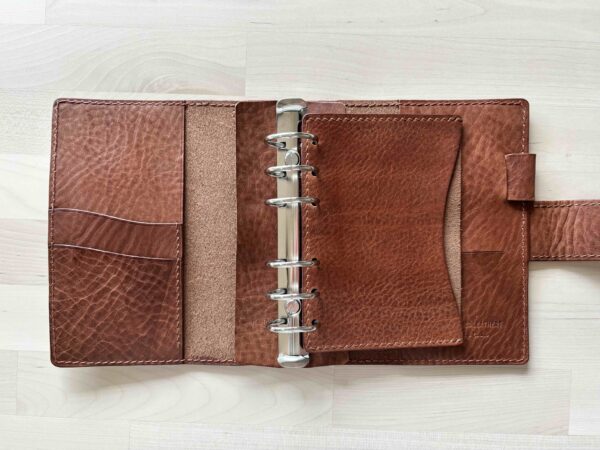 A6 / Personal rings cover with chunky nip & snap closure - Image 6