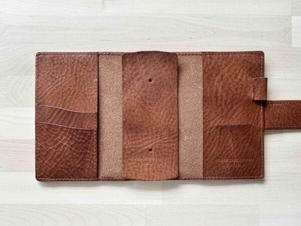 A6 / Personal rings cover with chunky nip & snap closure - Image 4