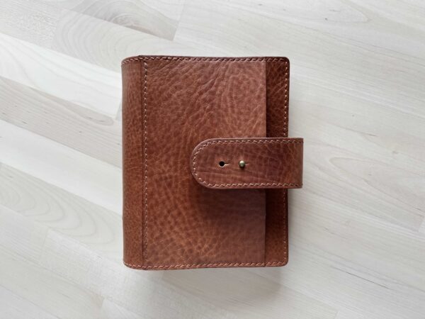 A6 / Personal rings cover with chunky nip & snap closure - Image 2