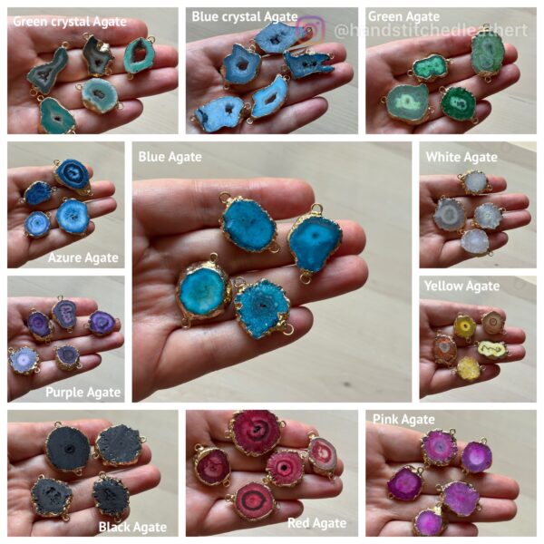 Natural Agate Closure Charm - Image 13