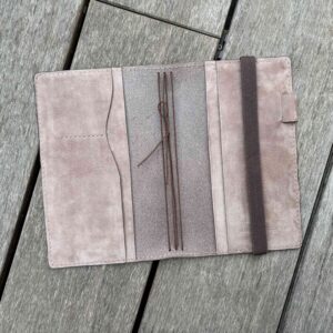 Side closure folio for B6 Jibun Techo / Slim Sterling Ink / Nanami