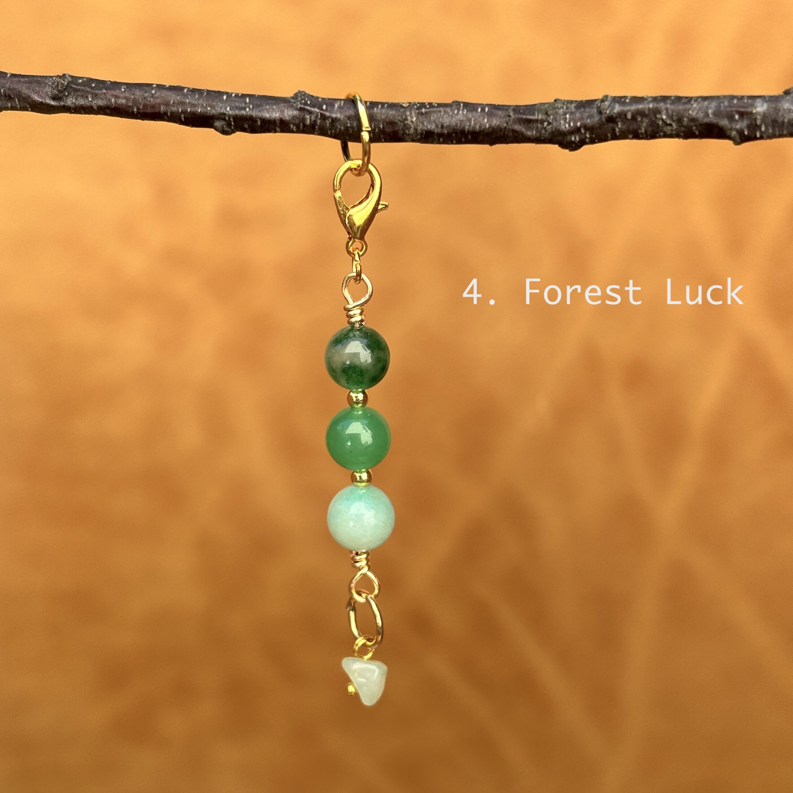 Gemstone Charm for Planner Cover, Boho Journal Accessory, Zodiac Crystal Keychain Charm - Image 8
